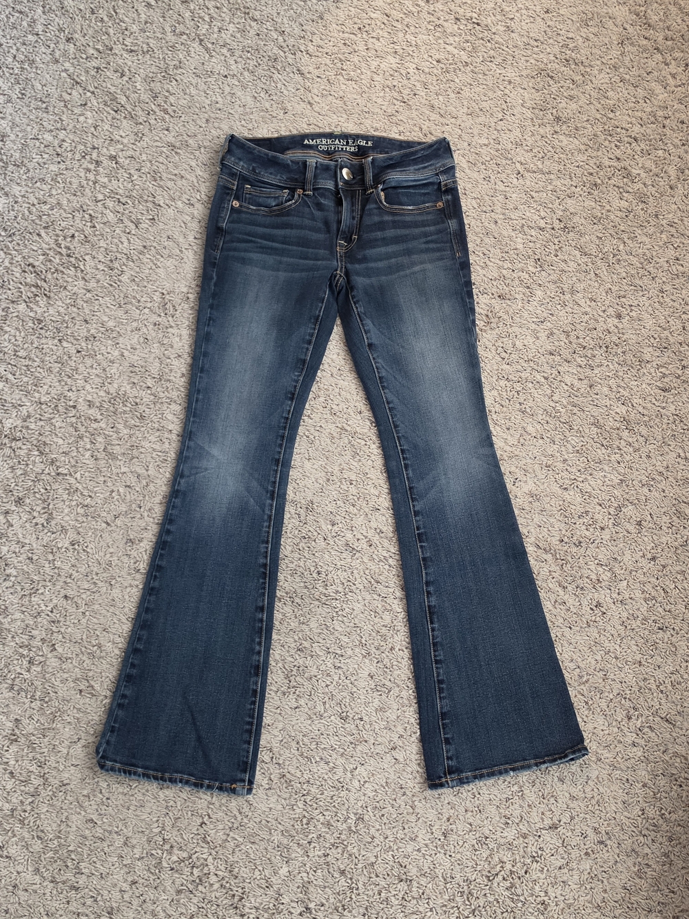 Y2K American Eagle Jeans Kickboot 0 Short Low Rise